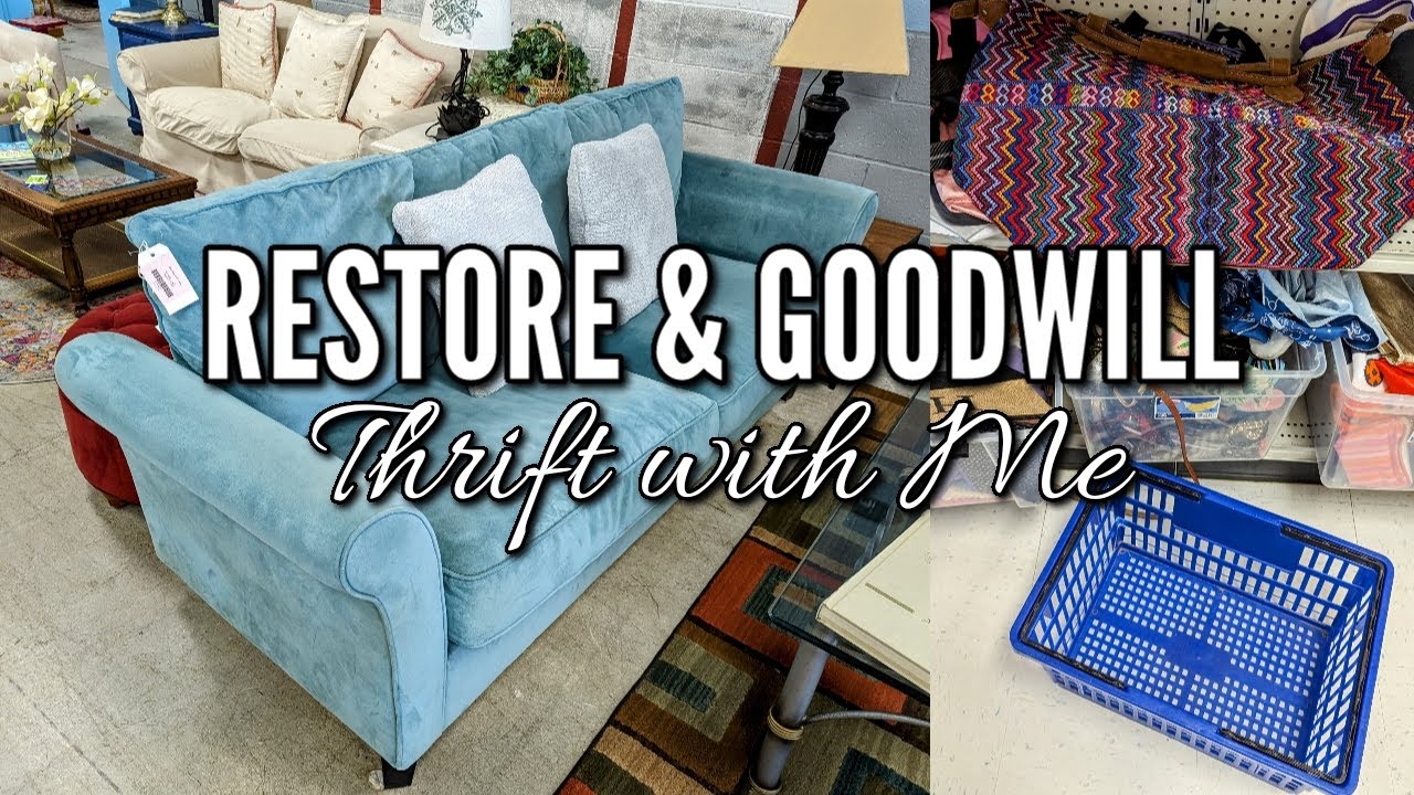 WHY WAS IT ONLY $20? RESTORE & GOODWILL THRIFT WITH ME + WHAT I SCORED!