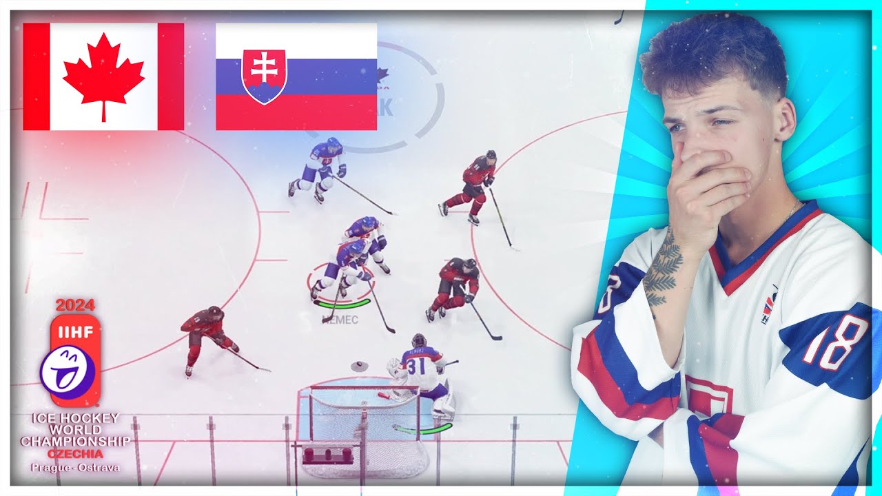 ŠTVRŤFINÁLE MS v Hokeji 2024 | CAN vs SVK | NHL 24 | TeLk0