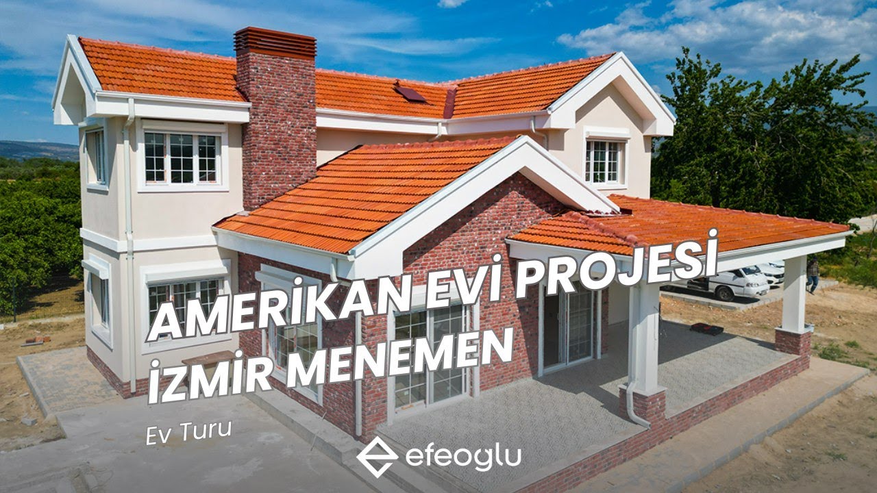 Country Tarzı İki Katlı Ev Turu: İzmir Menemen'deki Yeni Projemiz