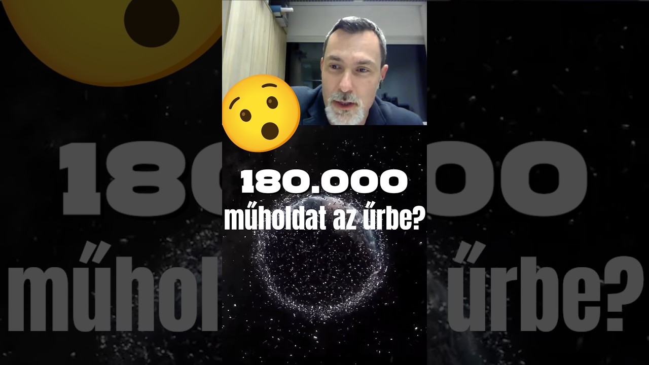 😯 180.000 MŰHOLDAT az űrbe??? Wow!! #spacejunkie #műhold #űrkutat&aacute;s