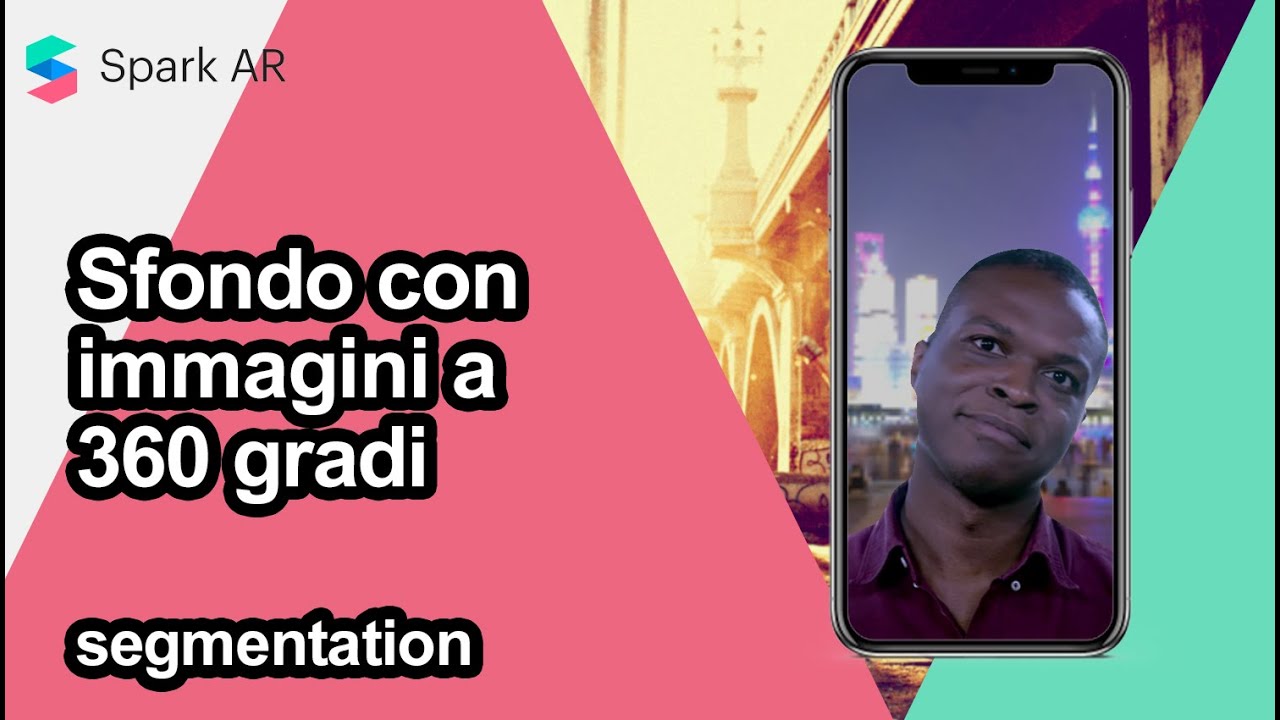 Come creare un filtro con un'immagine di sfondo a 360 gradi (segmentation)