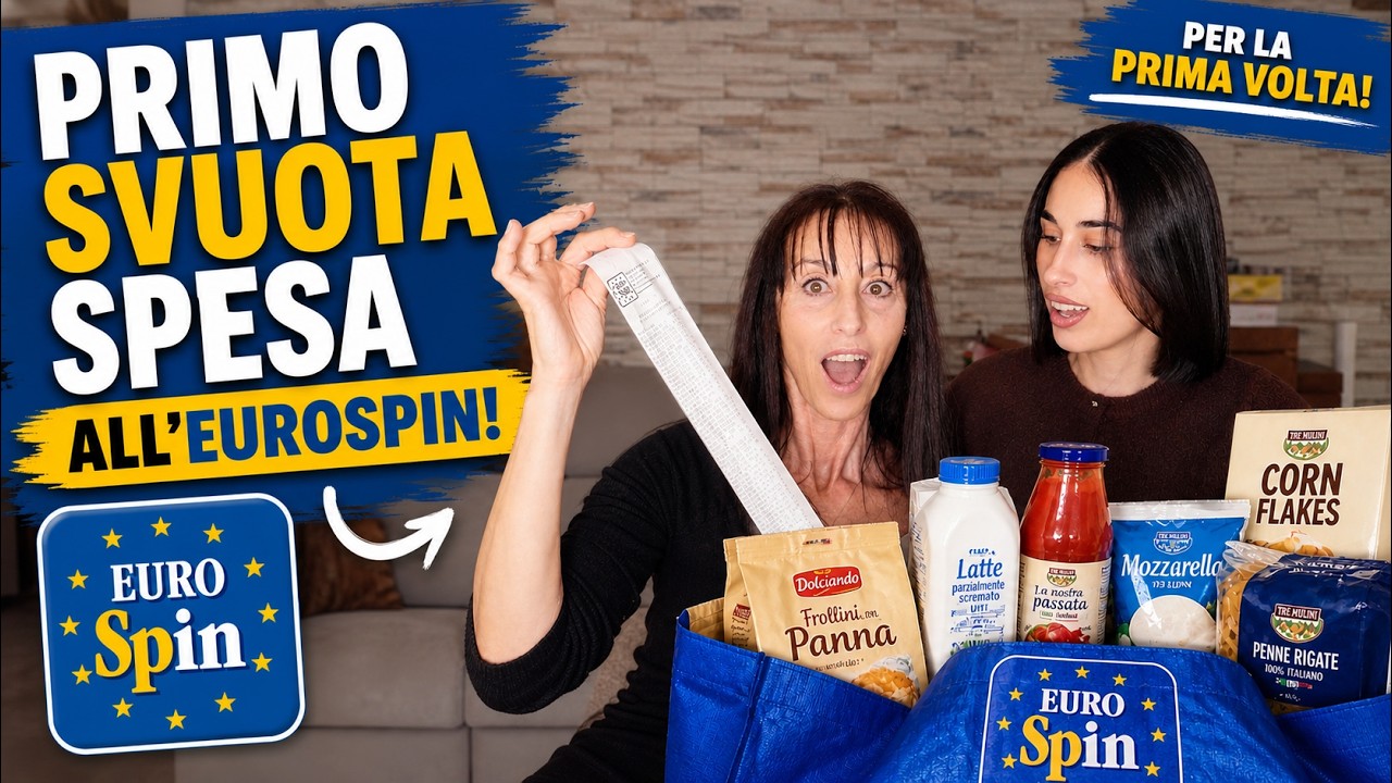SVUOTA SPESA EUROSPIN  🛒 150&euro; TESTIAMOLO!