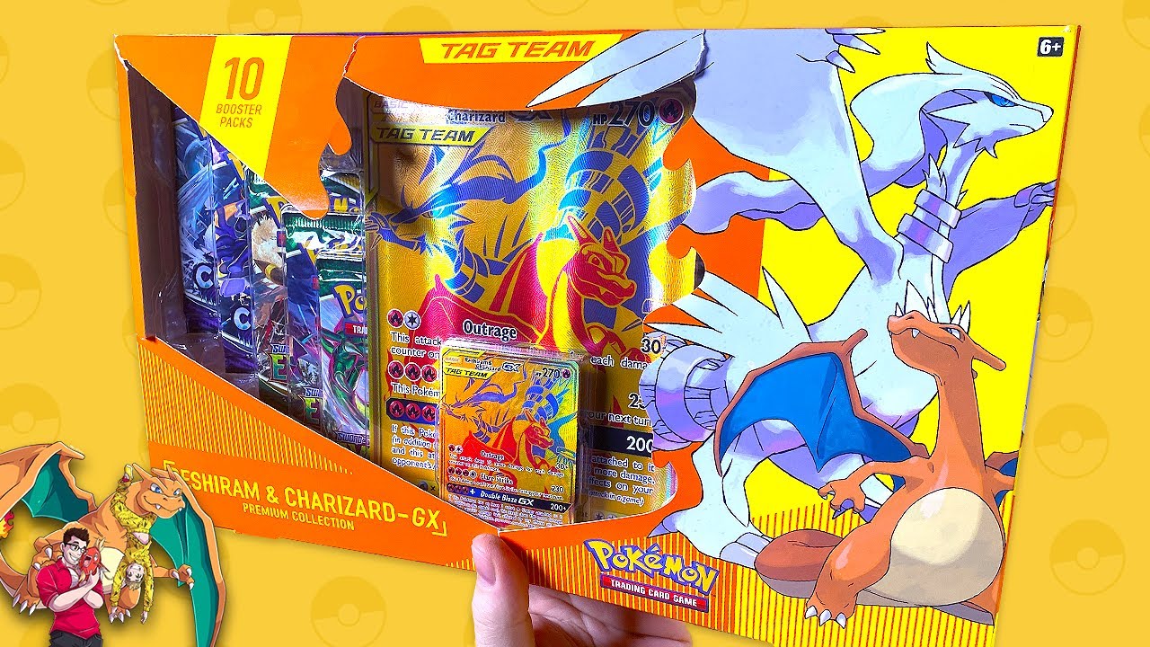 Reshiram & Charizard GX Premium Collection box - Pokemon TCG Opening