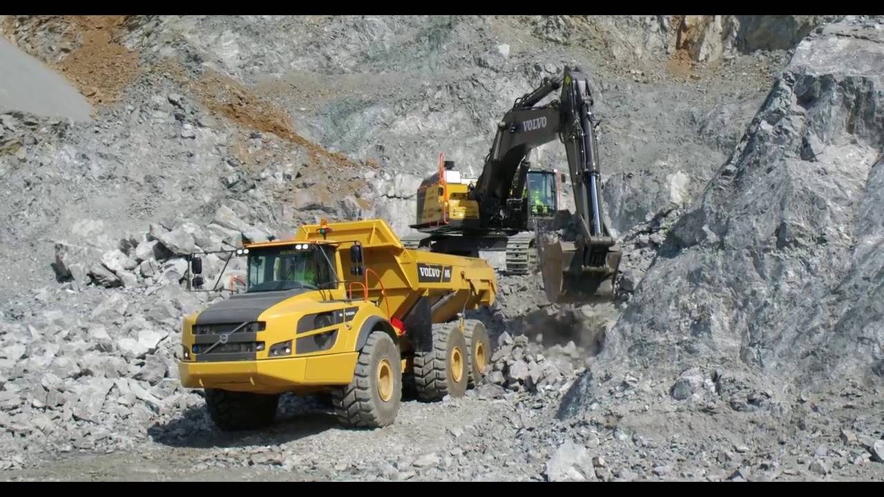 [굴삭기]Volvo crawler excavator EC750E- 최고의 퍼포먼스