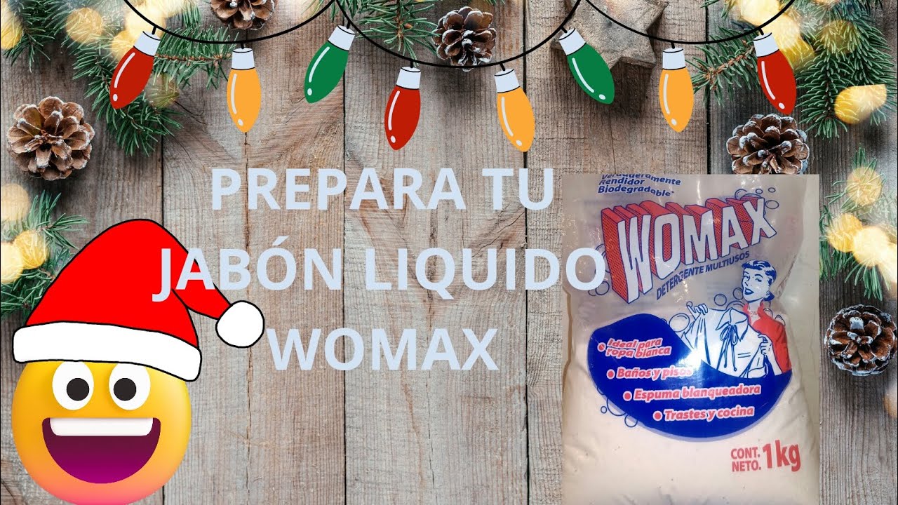Multiplica tu jabón WOMAX, en líquido te digo como hacerlo 🙂