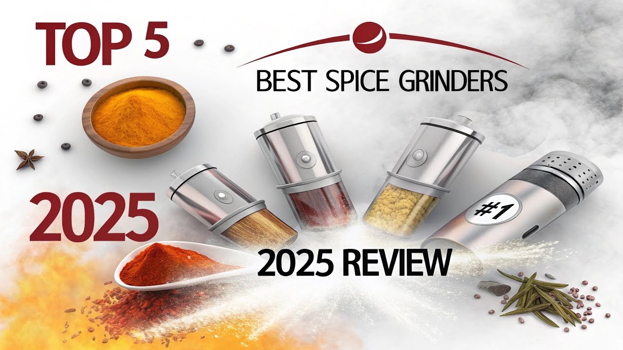 🔥 Best Spice Grinders of 2025 | Top 5 Grinders Reviewed for Power, Precision & Flavor!