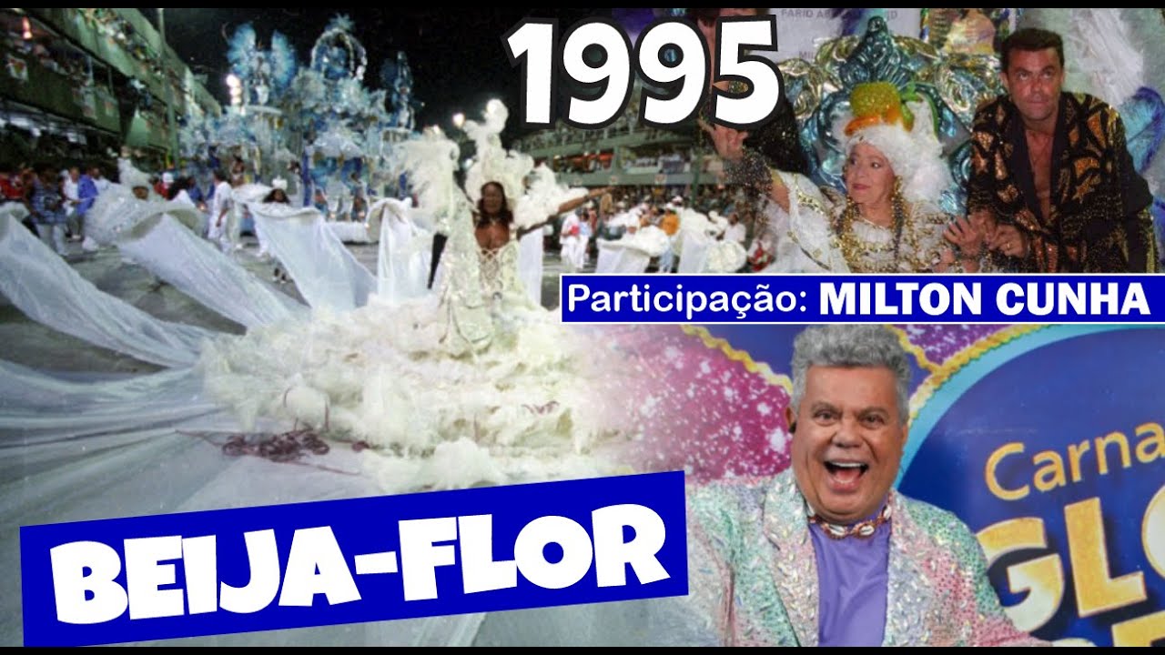 BEIJA-FLOR 1995: BIDU SAYÃO E O CANTO DE CRISTAL com MILTON CUNHA #carnaval #miltoncunha  #samba