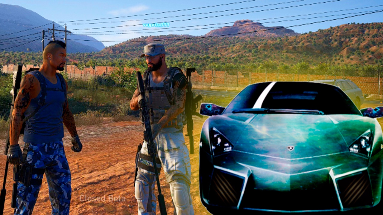 GHOST RECON Wildlands| SOLDADOS en LAMBORGHINI!