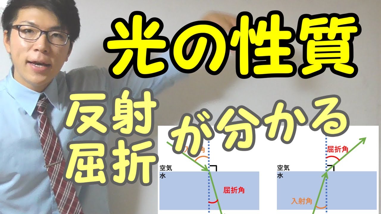 【中学理科】光の性質～反射と屈折～ 3-1【中１理科】
