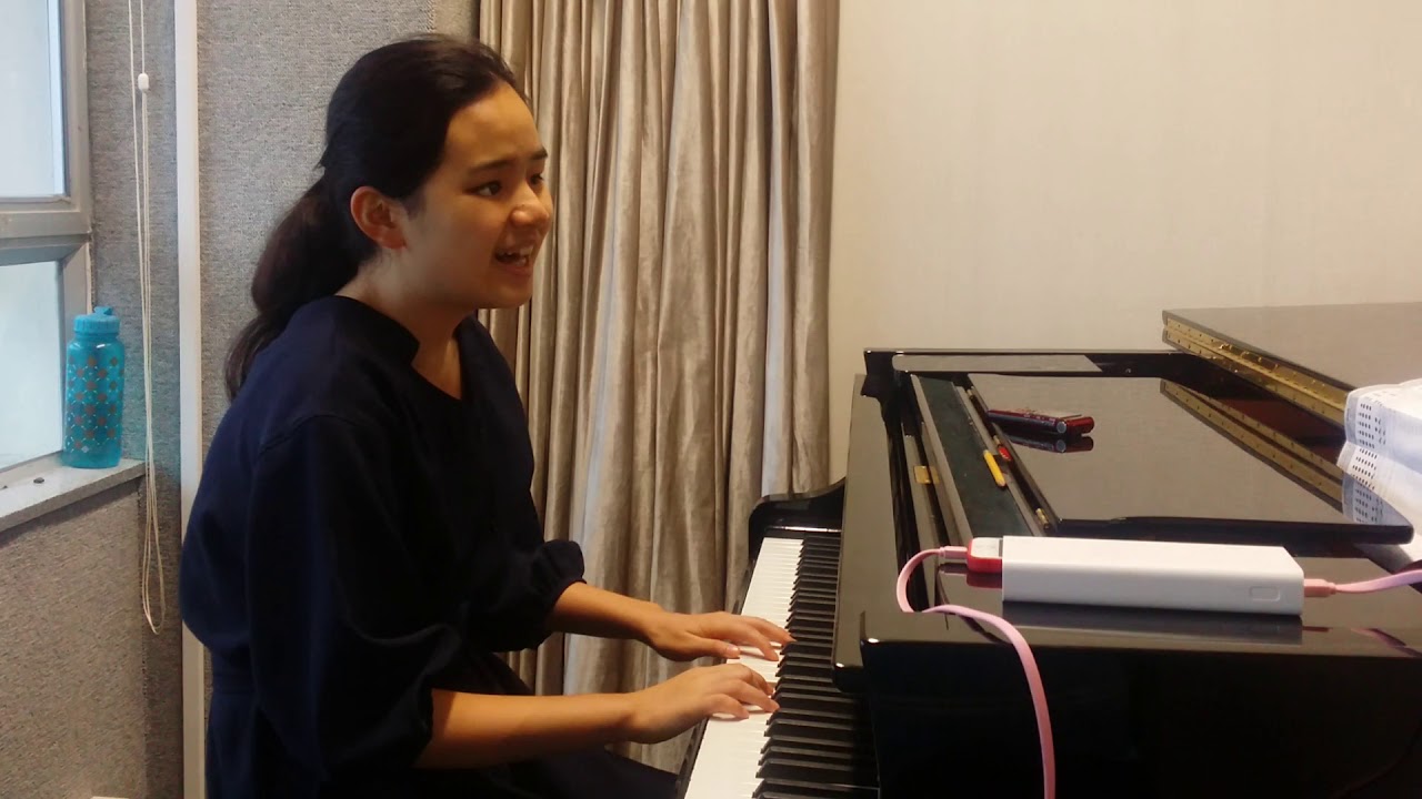 月亮代表我的心---蕭凱恩Siu Hoi Yan, 鄧麗君( 原唱)