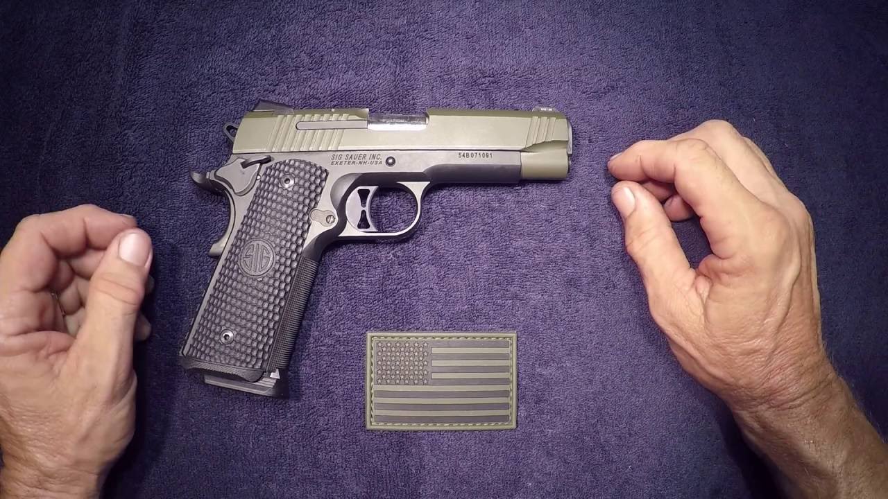 Sig Sauer traditional 1911 takedown & assembly