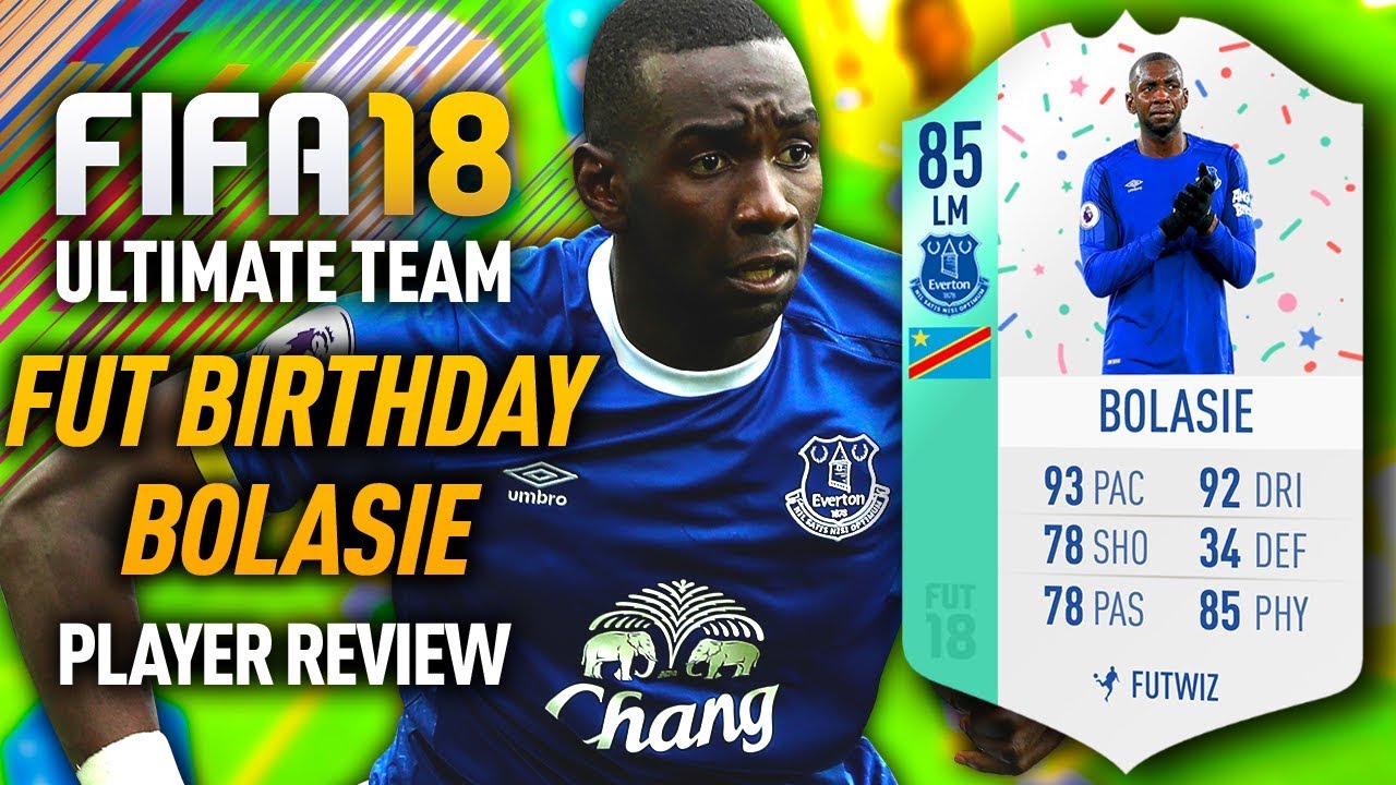 FIFA 18 FUT BIRTHDAY BOLASIE (85) PLAYER REVIEW! FIFA 18 ULTIMATE TEAM!