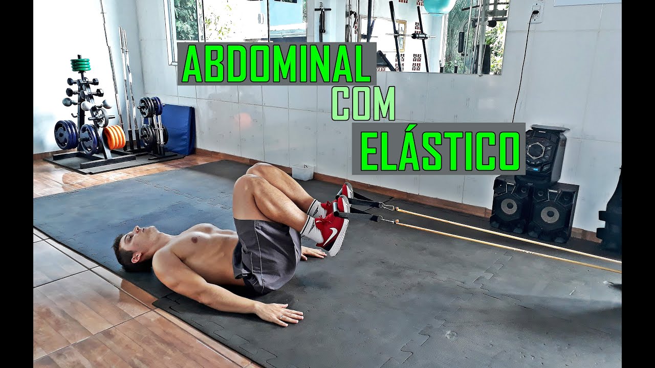 Exercícios ABDOMINAIS Com ELÁSTICO