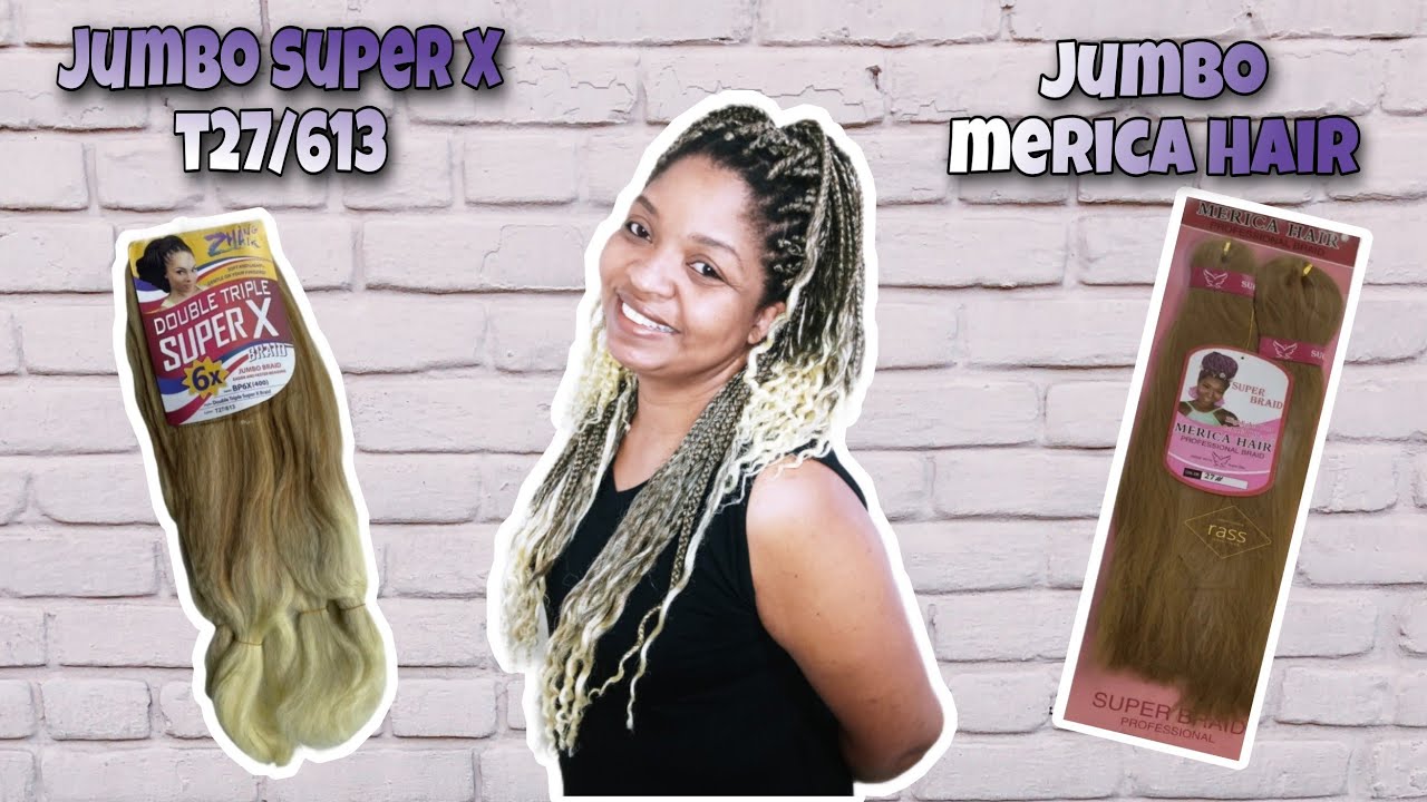Jumbo Super X T27/613 Loiro | Jumbo Merica Hair economize na hora de comprar seu jumbo. #superX