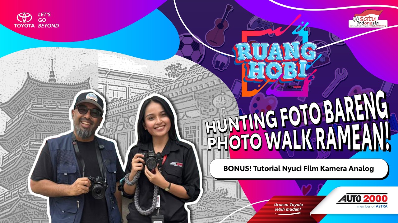 HUNTING FOTO & NYUCI FILM KAMERA ANALOG DI GR GARAGE BY AUTO2000 BARENG PHOTO WALK RAMEAN