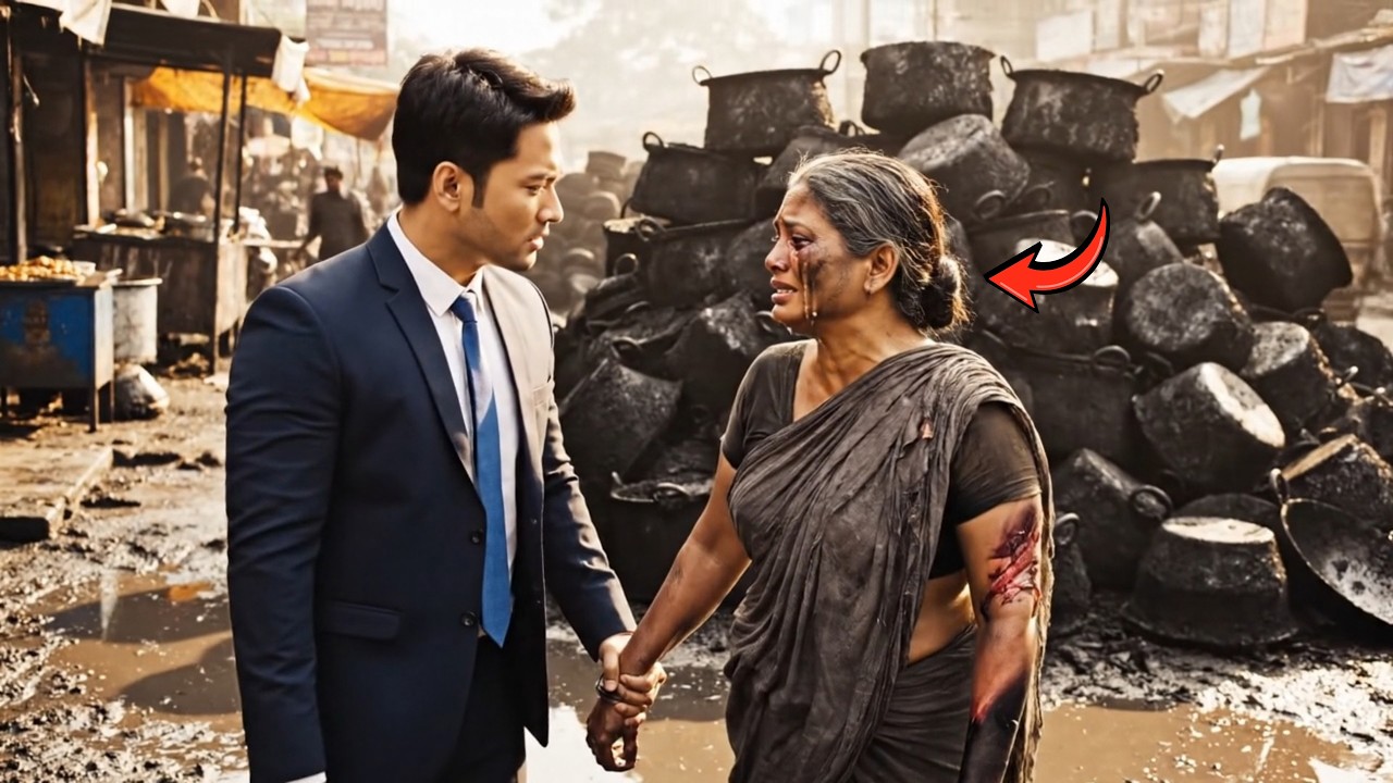 मंत्री बने बेटे ने ढाबे पर जूठे बर्तन मांजती माँ को देखा—फिर जो हुआ...