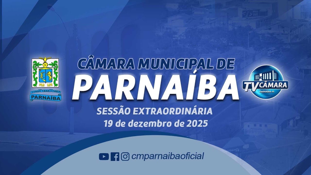 SESSÃO EXTRAORDINÁRIA DE 29 DEZEMBRO DE 2025