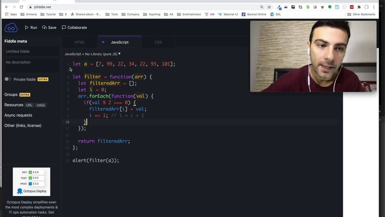 Javascript - Զանգվածի filter մեթոդը (Array filter)