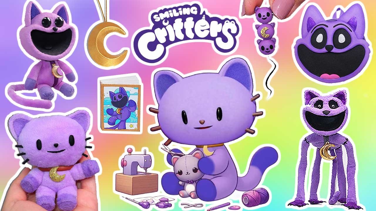 DIY: 7 Manualidades de CATNAP de los Smiling Critters || Peluches, útiles escolares y más!