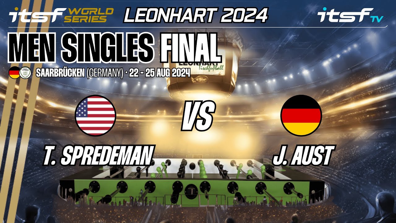 T. Spredeman vs J. Aust - Men Singles - Final - ITSF World Series Leonhart 2024