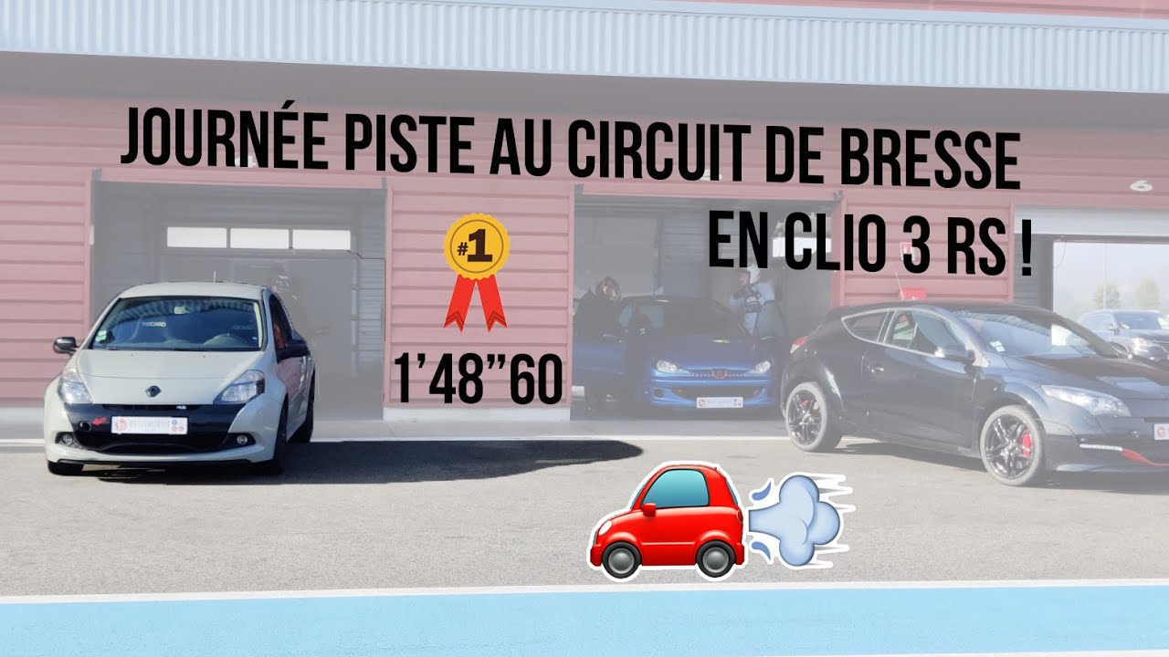 CLIO 3 RS AU CIRCUIT DE BRESSE - 1'48