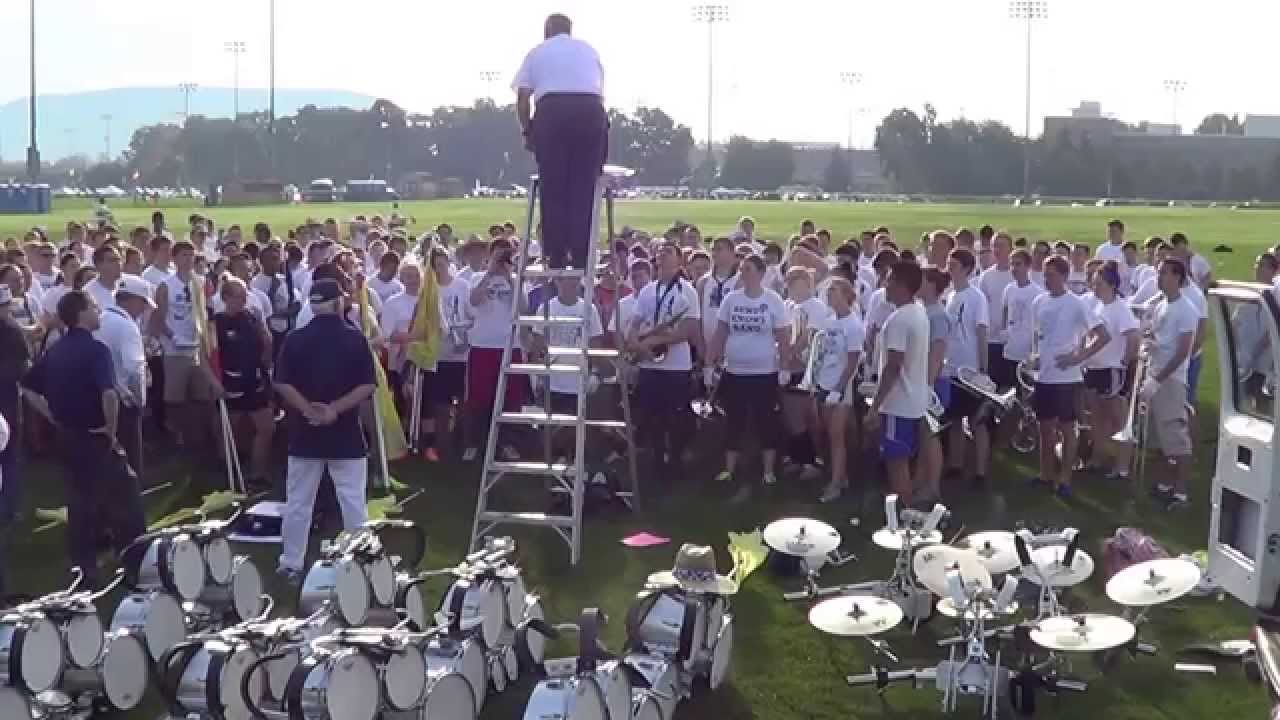 The Penn State Blue Band morning practice. September 6, 2013.