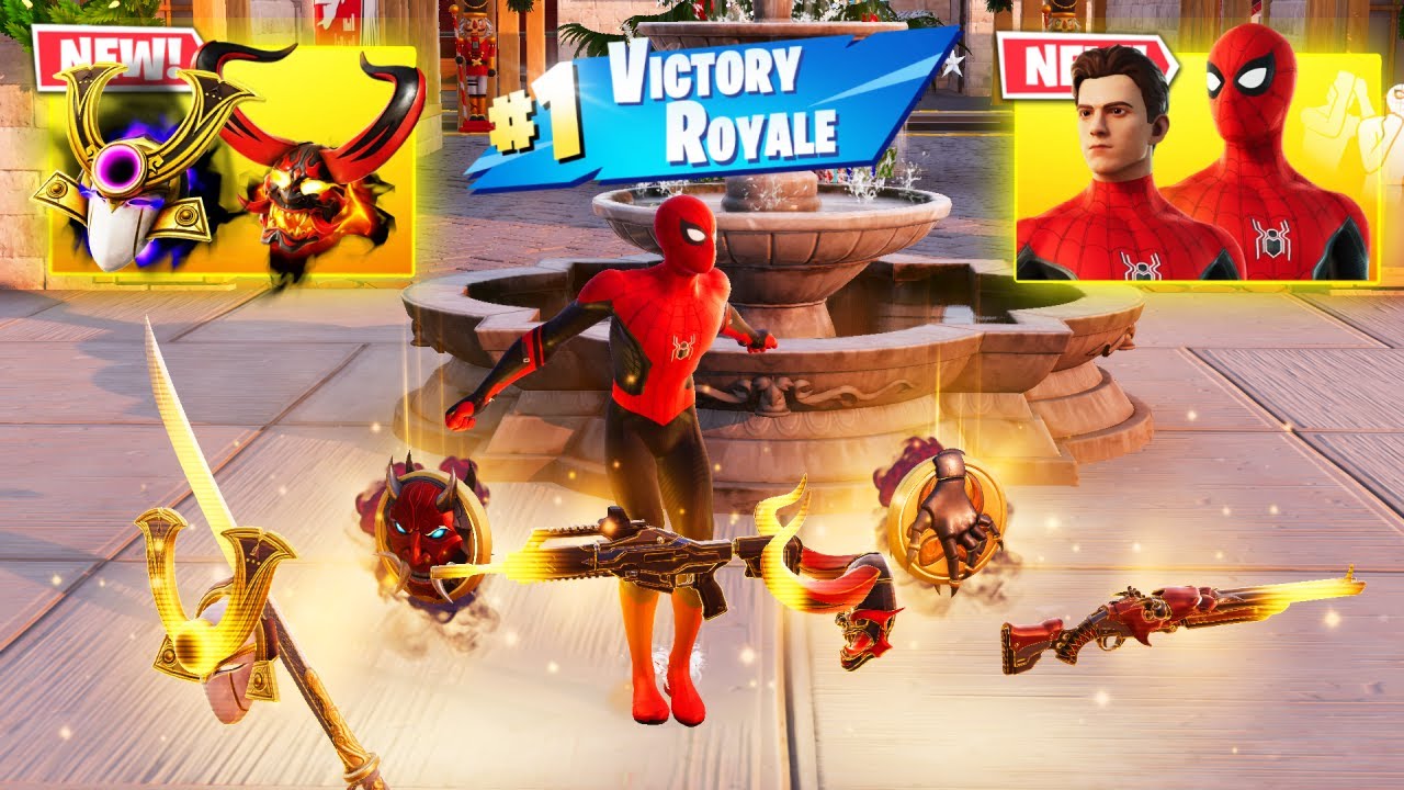 SPIDER-MAN (NO WAY HOME) vs NEW 3 MEDALLIONS & MYTHIC’S CHALLENGE ( NEW! FORTNITE CHAPTER 6 )