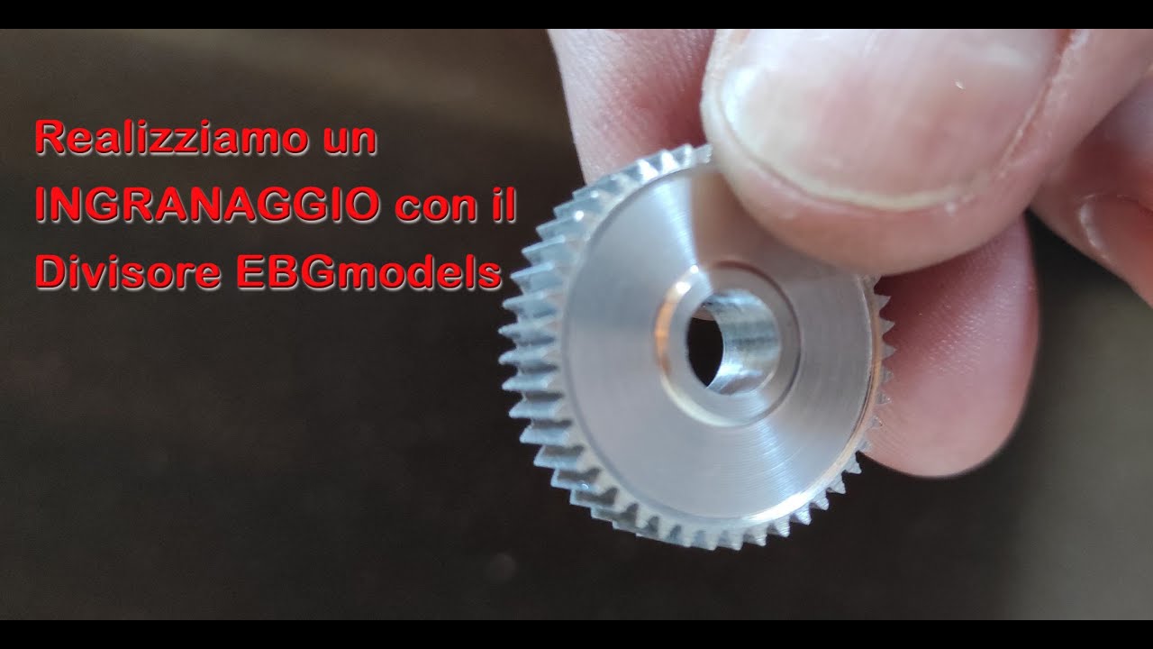 Realizziamo un ingranaggio con il divisore EBGmodels