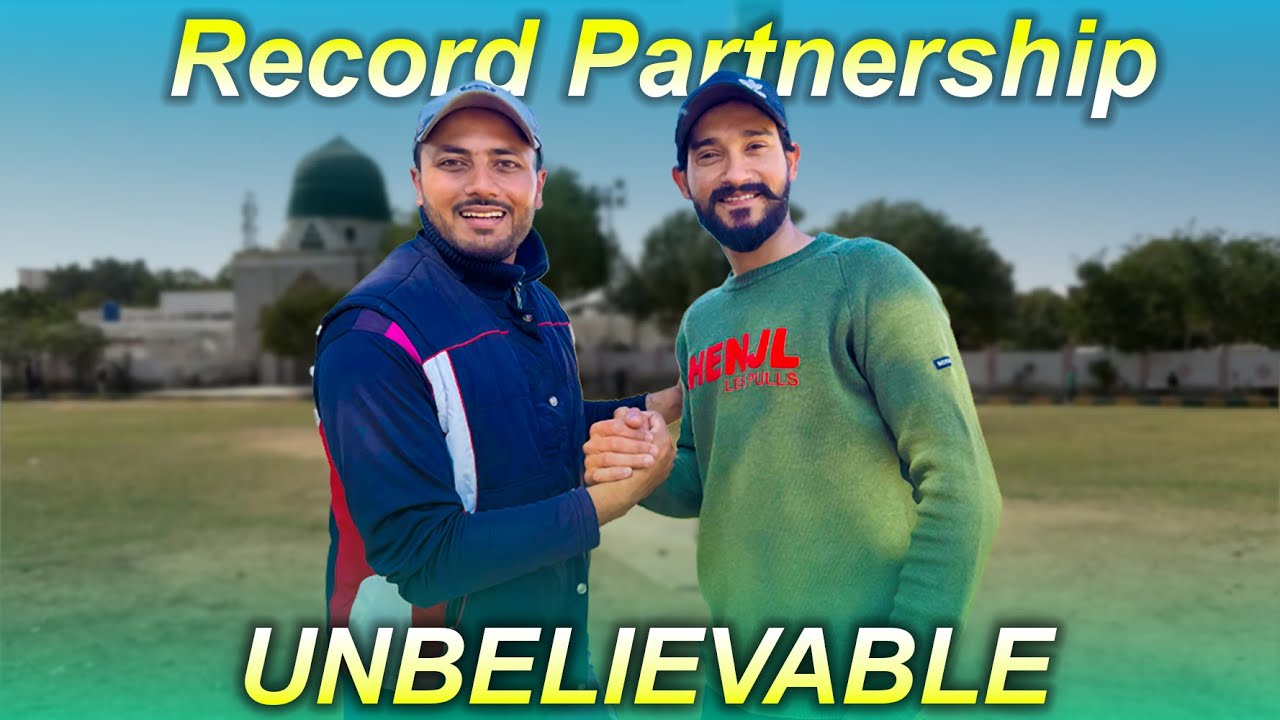 Record Partnership From USMAN & Ahmed in a Series Decider !! 🔥