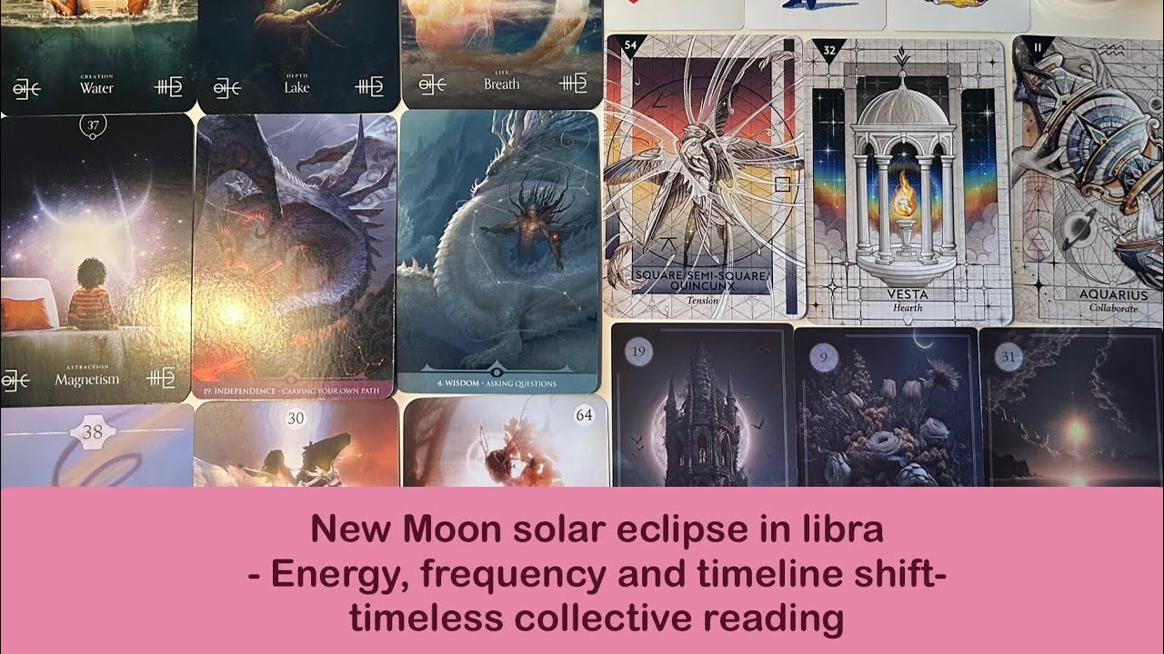 New Moon Solar Eclipse in Libra - Energy, Frequency and Timeline shift- timeless collective message