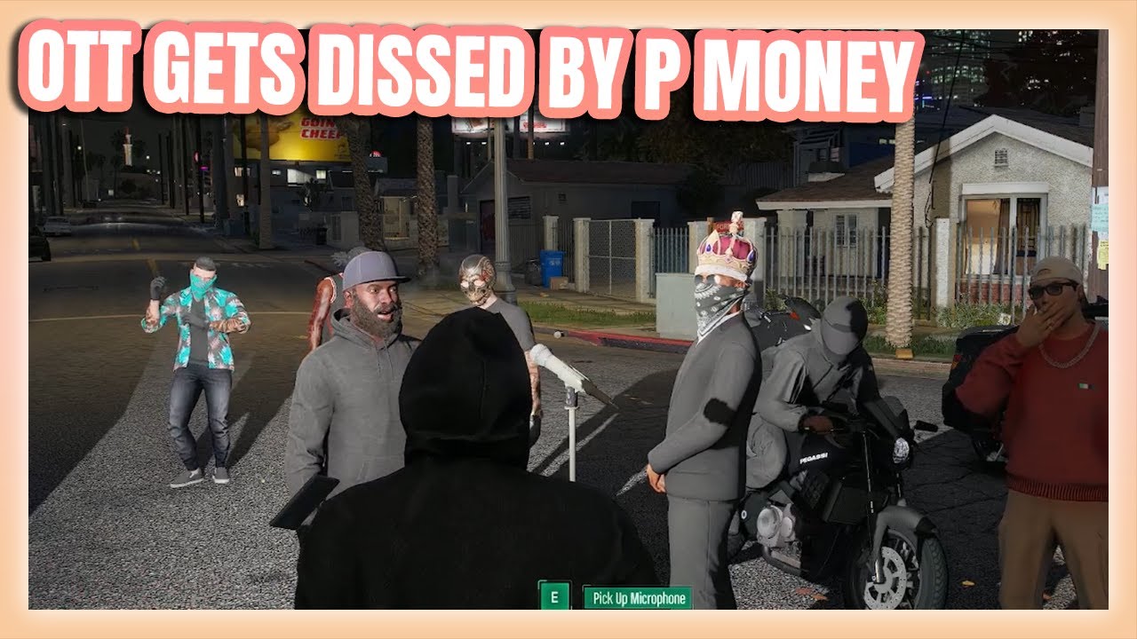 P Money играет *HIS* OTT дисс-трек вживую в его лице | NoPixel 4.0 GTA RP