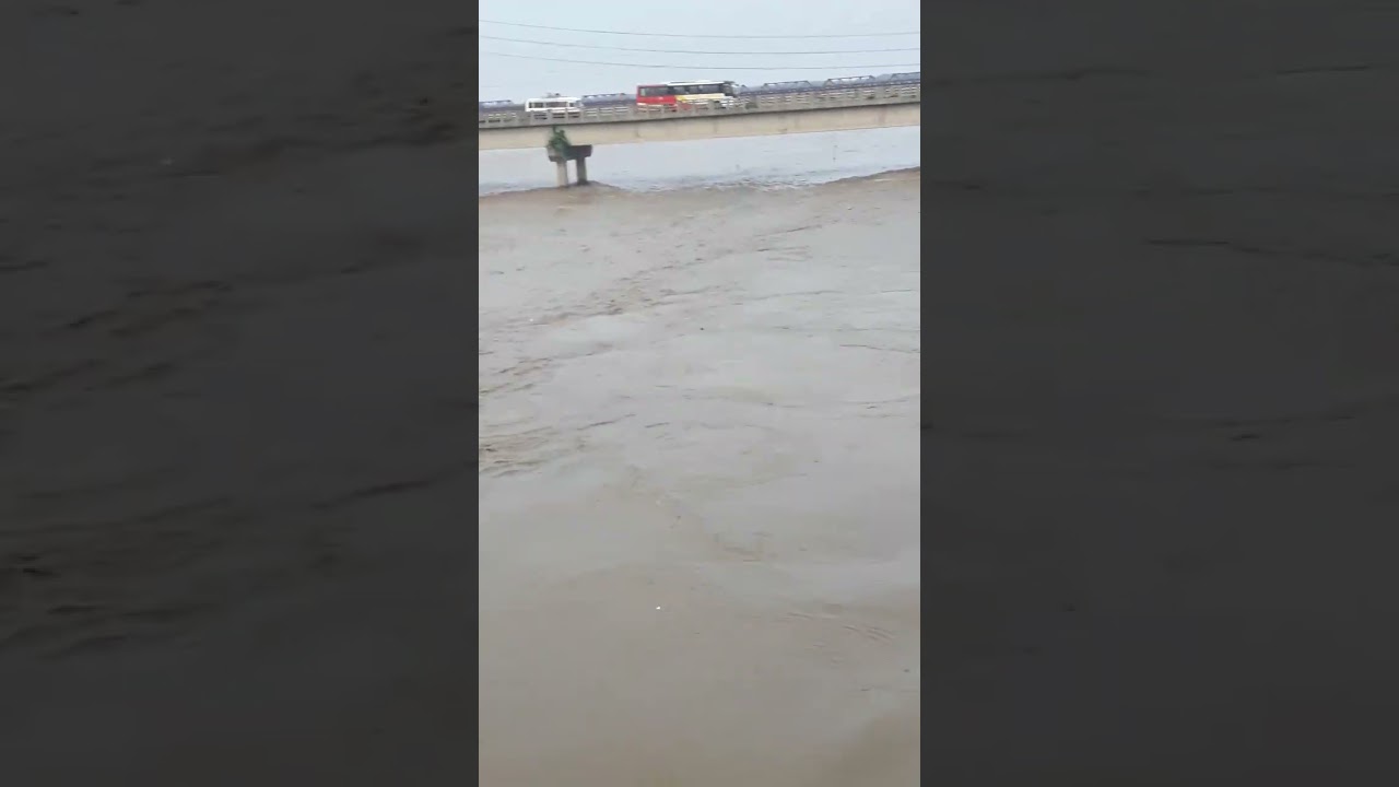 Chenab River Overflow #chenabbridge #river #chenab #overflow #trending #youtubeshorts #shorts