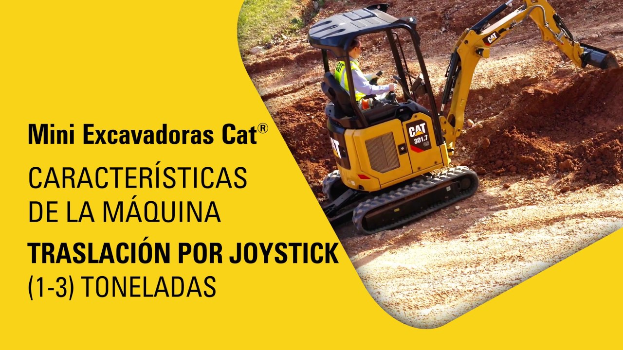 Nueva Generación De Miniexcavadoras Cat® - Traslación por Joystick (1-3 Toneladas)