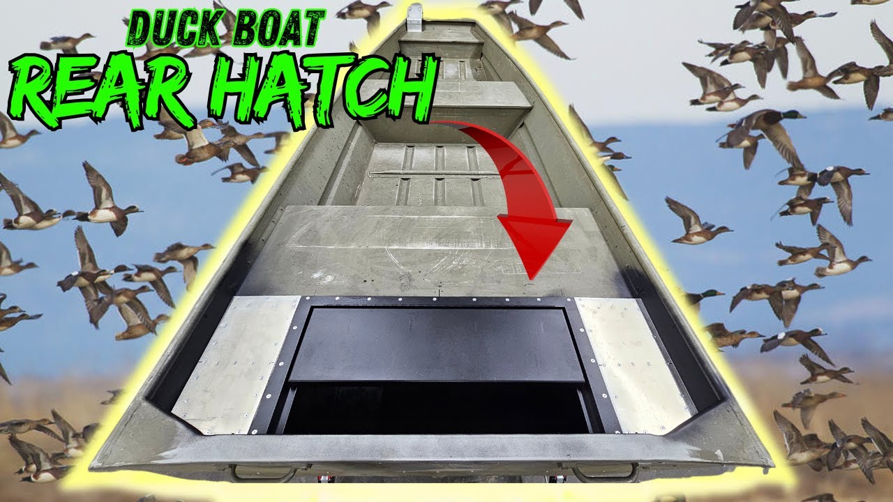 Installing a rear-facing hatch in the back deck | Duck boat project 3