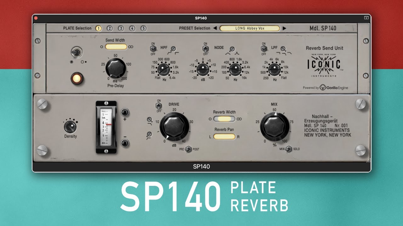 Intro to the SP140 Steel Plate Reverb