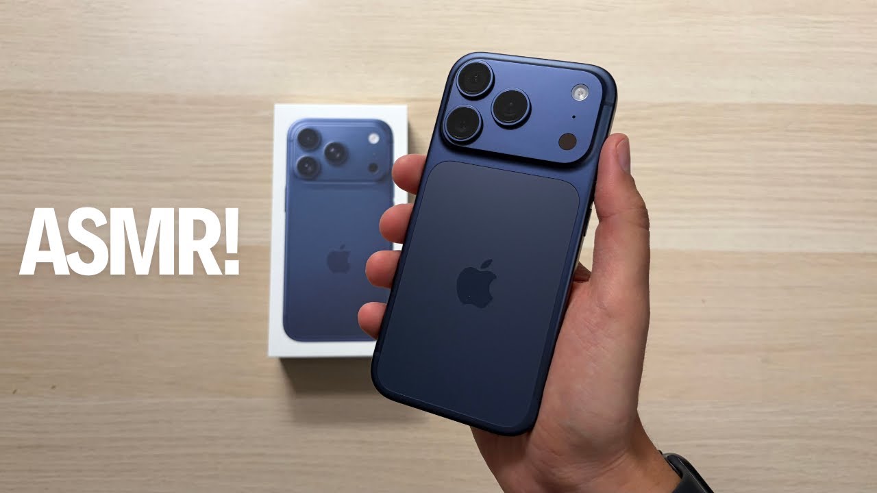 iPhone 17 Pro Deep Blue 256 GB - ASMR Unboxing!