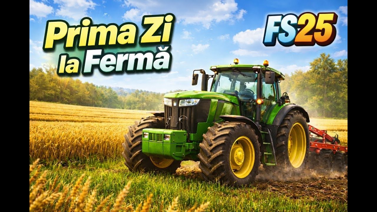Farming Simulator 25 – Prima Zi La Ferma 🚜 | Relaxing Gameplay (No Commentary)