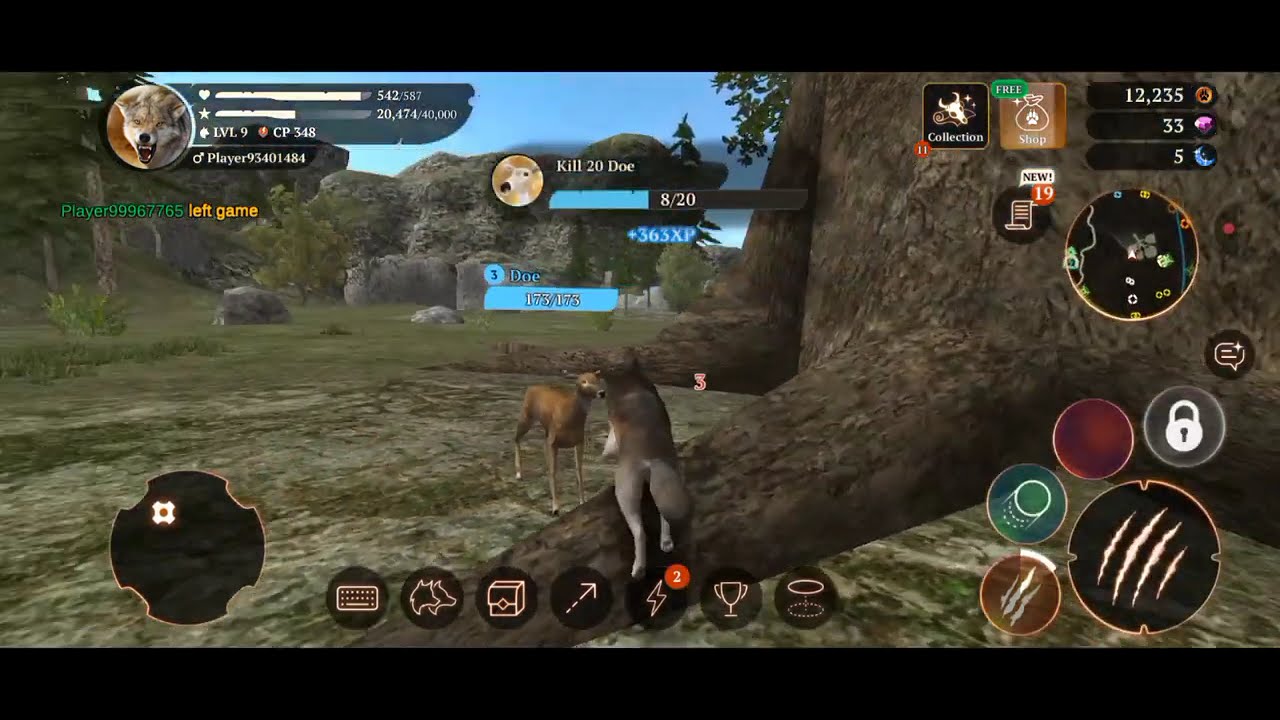 The Wolf || 1 k level up to 9