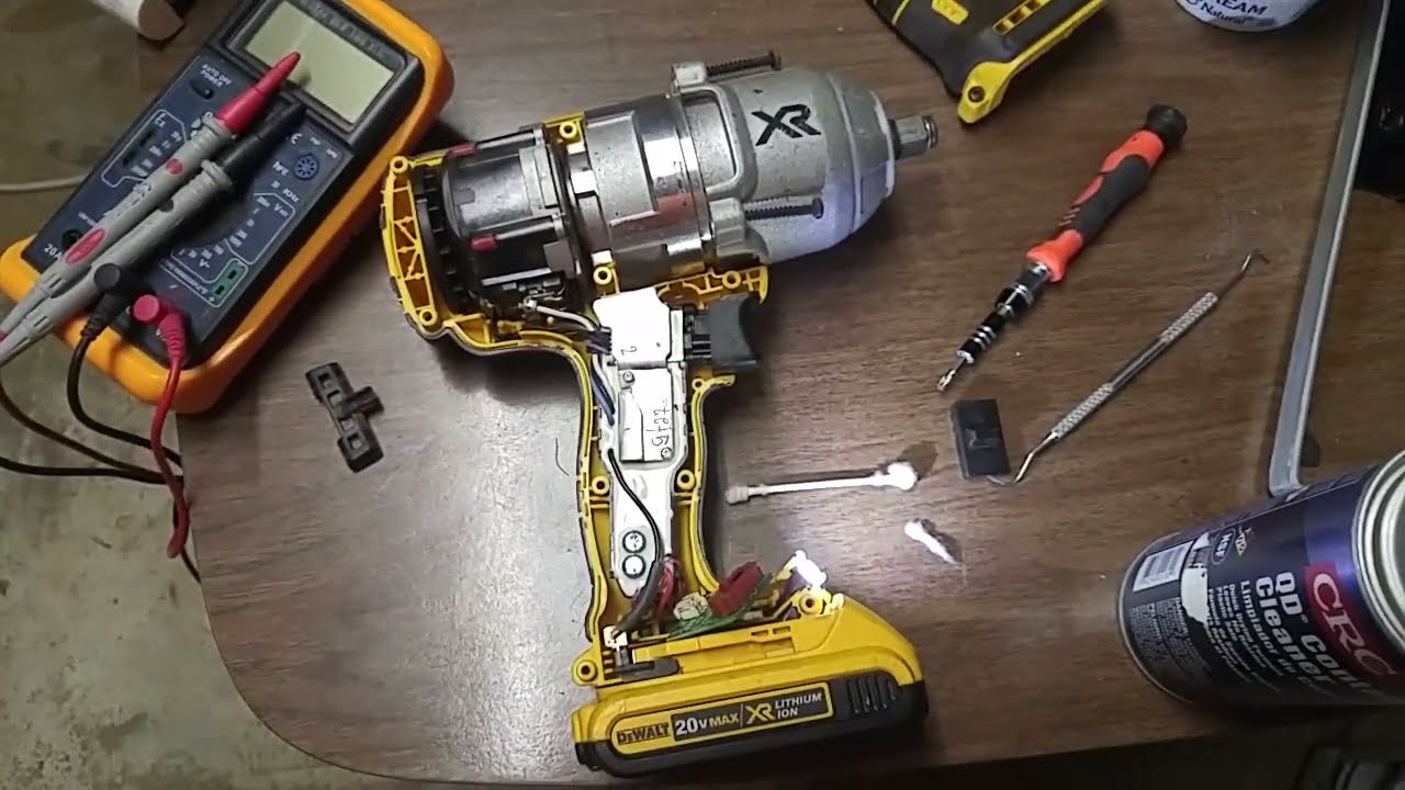 DeWalt DCF899H Successfully Repaired - Speed Selector Switch Contacts Needed Cleaning