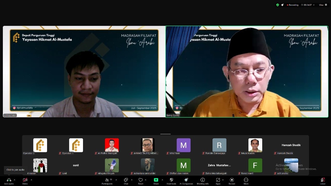 'Alam Al-Mithal - Dr. Benny Susilo, Ph.D. - MFIA Pertemuan 6