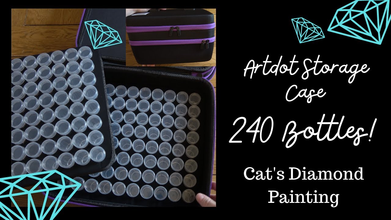 Unbagging Artdot Diamond Painting Storage Case | 240 Bottles?!