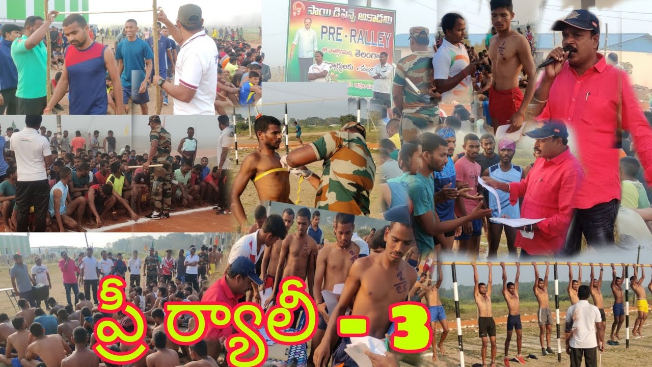 Army Pre-Rally 2021 | TS Hakimpet Army Rally 2021 | 1600m running | Pull-ups | Sai Defence Academy