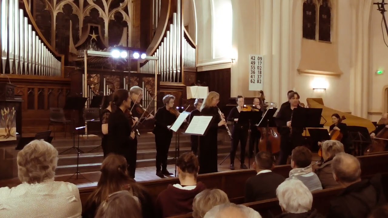 "Largo-Allegro", 1. mvt Concerto for 2 oboes Dm RV 535, A. Vivaldi, "Ensemble Arezzo" of Reims 2025.