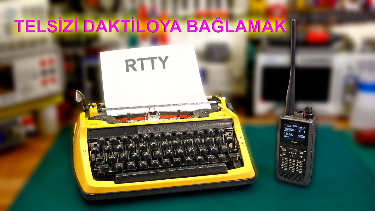 Daktiloyu Telsize Bağlamak RTTY