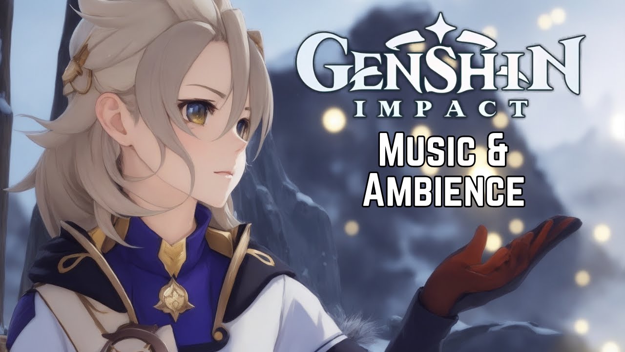 Albedo's Dragonspine Walking Tour | Genshin Impact Music & Ambience ASMR