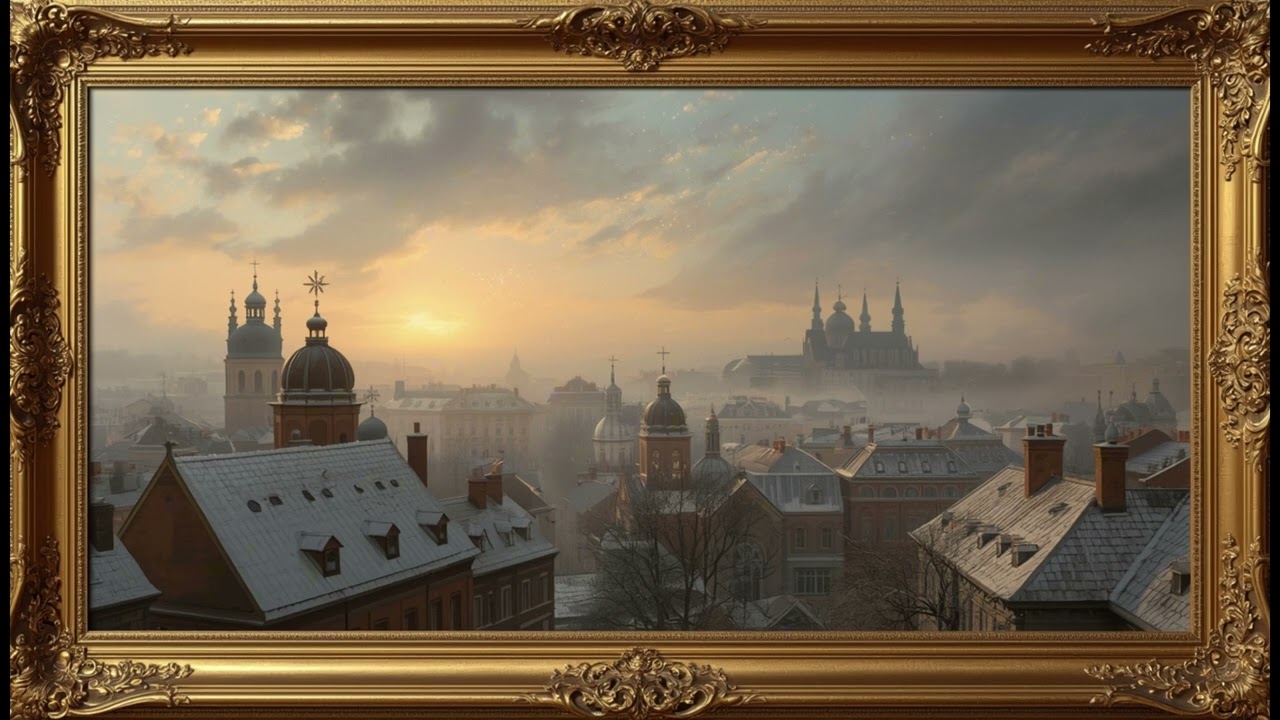 Happy New Year Art Frame 4K | Classic Holiday Paintings for TV