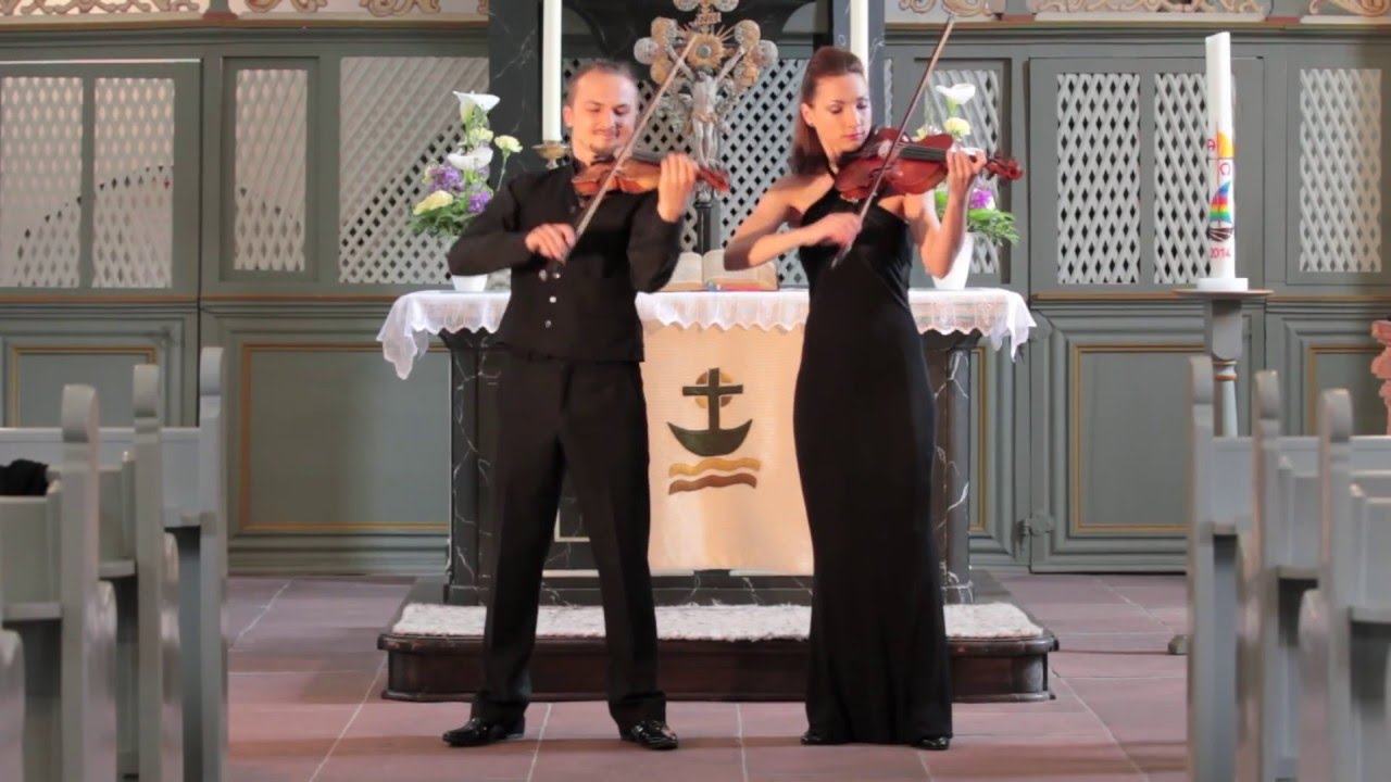 A.Vivaldi. Concerto grosso d-moll, Allegro  for 2 violins arr.V.Bodunov