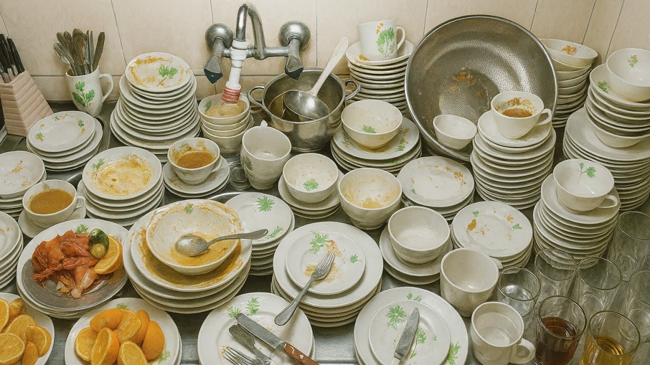 The Most Satisfying Dishwashing Chaosـ You’ll See Today