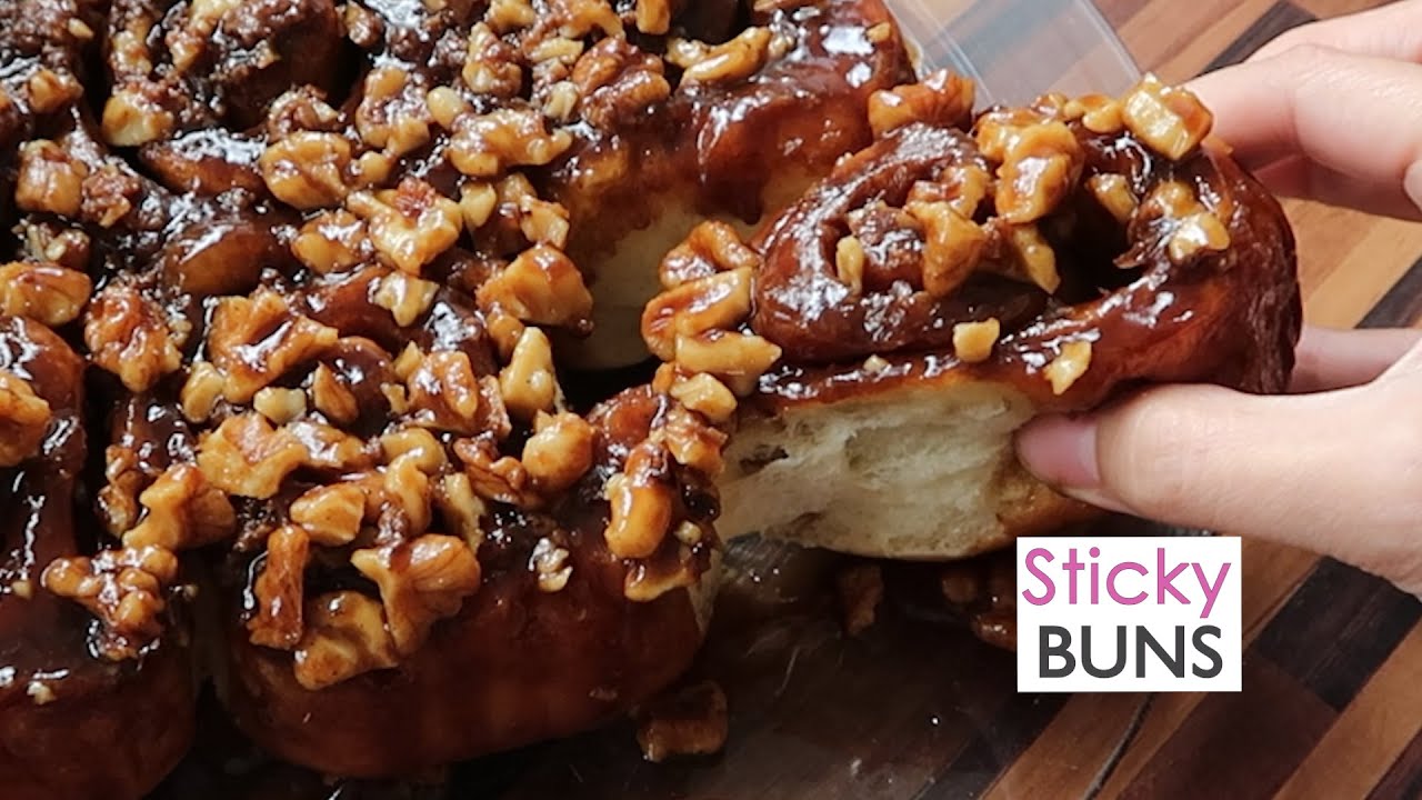 Rollos de canela (y especias) con caramelo y nueces - Sticky Buns