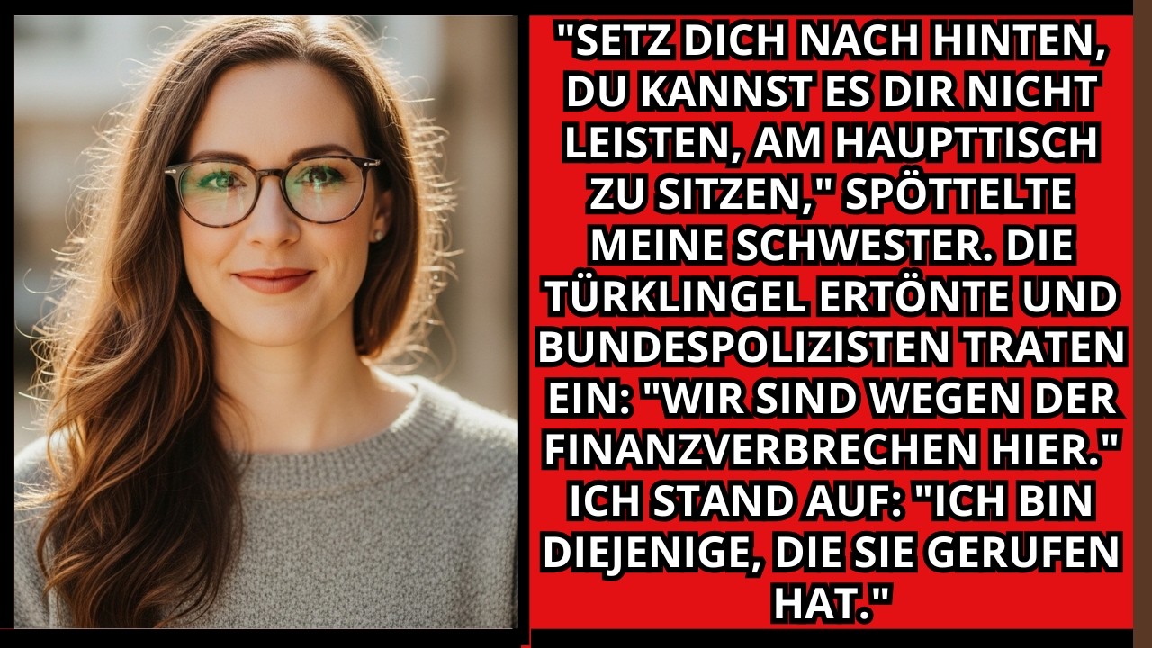 Beim Weihnachtsessen bekam ich den „Wohltätigkeitssessel“  bis das FBI an die Tür klopfte.